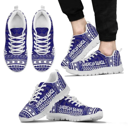 American Samoa Sneakers Polynesian Chief Flag Version