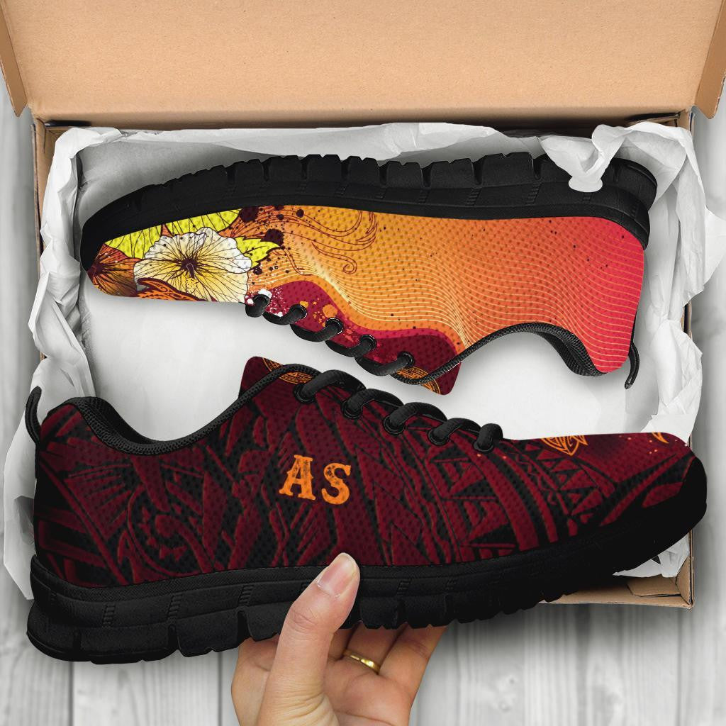 American Samoa Sneakers Tribal Tuna Fish