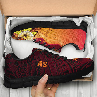 American Samoa Sneakers Tribal Tuna Fish