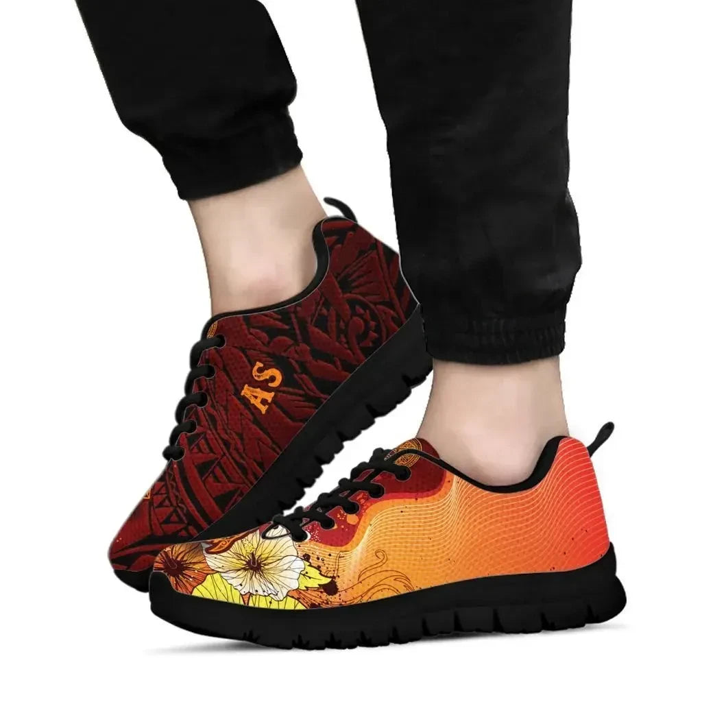 American Samoa Sneakers Tribal Tuna Fish