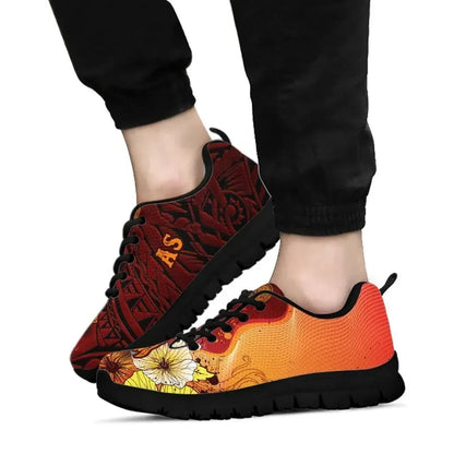 American Samoa Sneakers Tribal Tuna Fish