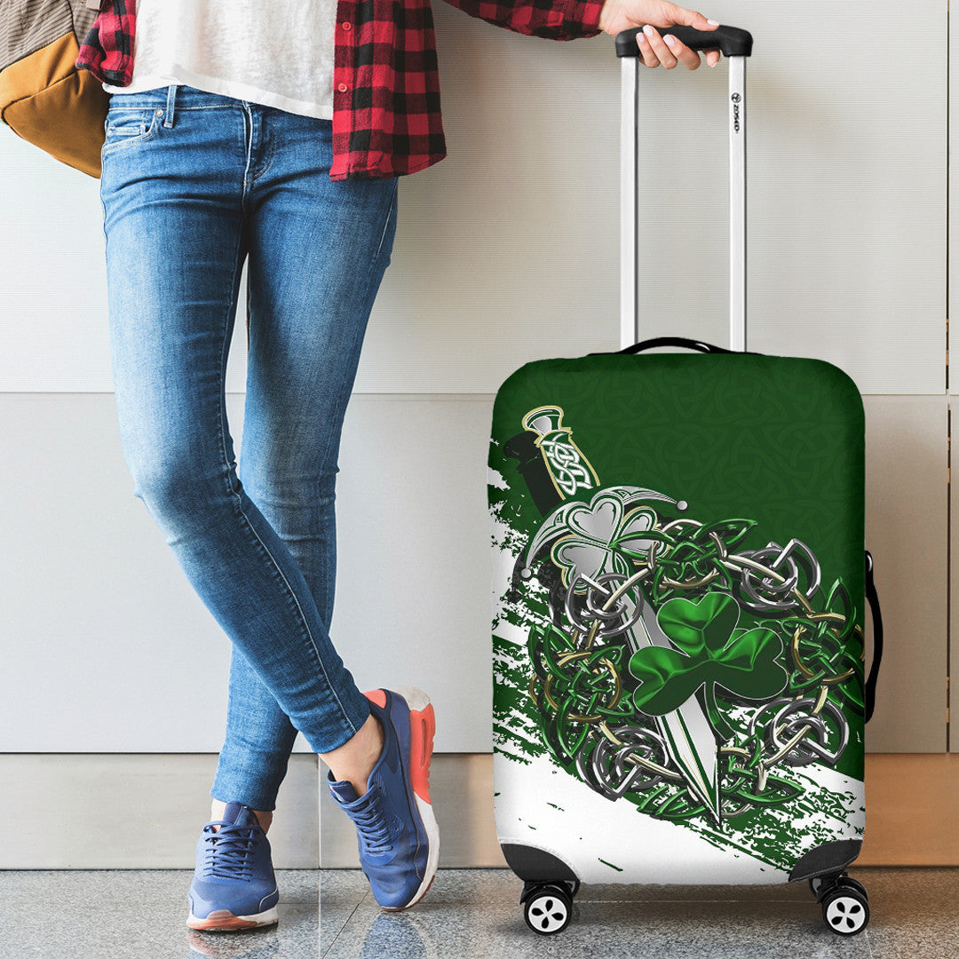 Accesories Ireland Celtic Sword with Shamrock and Celtic Knot Pattern Luggage Covers