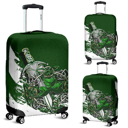 Accesories Ireland Celtic Sword with Shamrock and Celtic Knot Pattern Luggage Covers