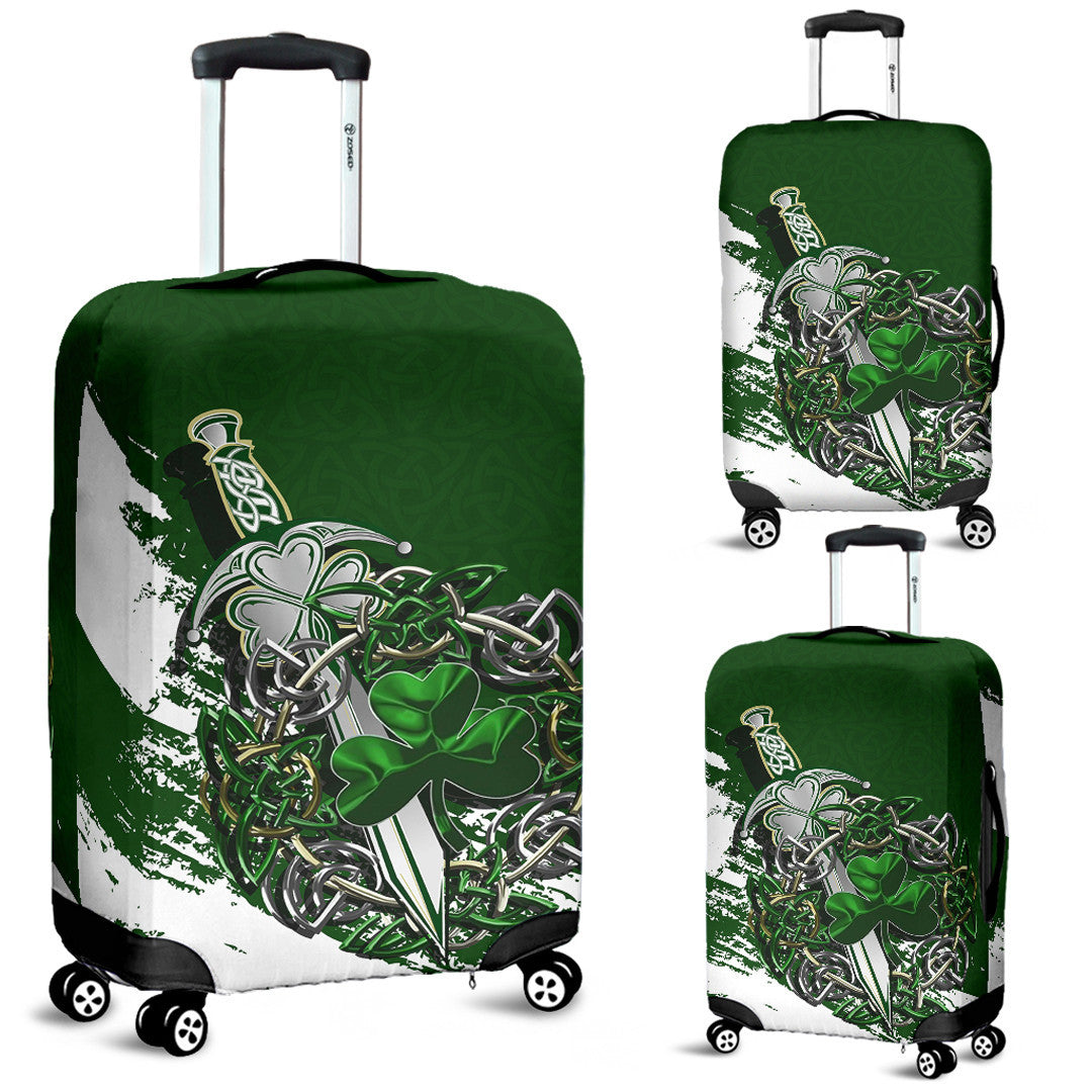 Accesories Ireland Celtic Sword with Shamrock and Celtic Knot Pattern Luggage Covers