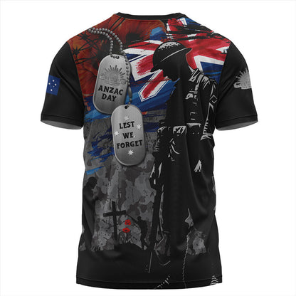 Australia T Shirt Tribute To The Brave Anzac Day