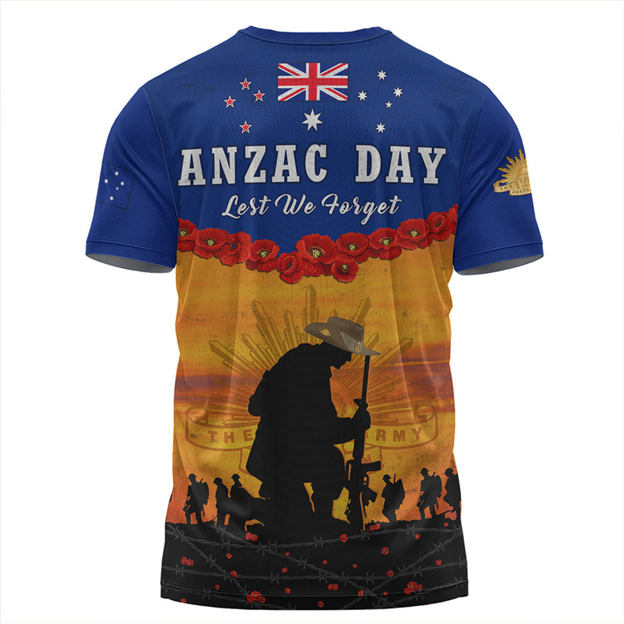 Australia T Shirt Anzac Day Lest We Forget Honoring The Anzac Spirit