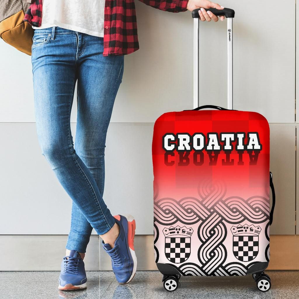 Croatia Luggage Covers Croatian Wattle Coat Of Arms