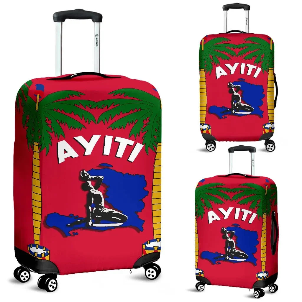 Coat of Arms Haiti Luggage Covers Le Marron Inconnu
