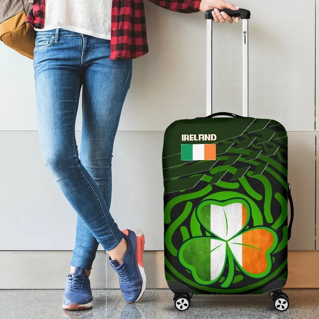 Ireland Luggage Covers Ireland Symbol With Celtic Patterns