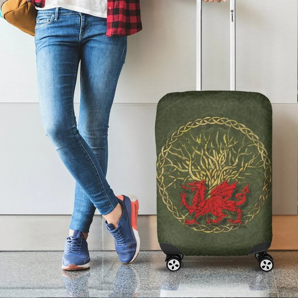 Celtic Knotwork Labrys Luggage Covers