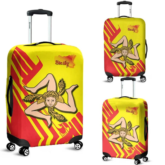 Sicily Luggage Covers Sicily Trinacria