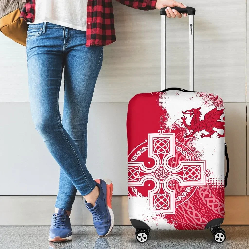 Wales Luggage Covers Cymru Celtic Cross