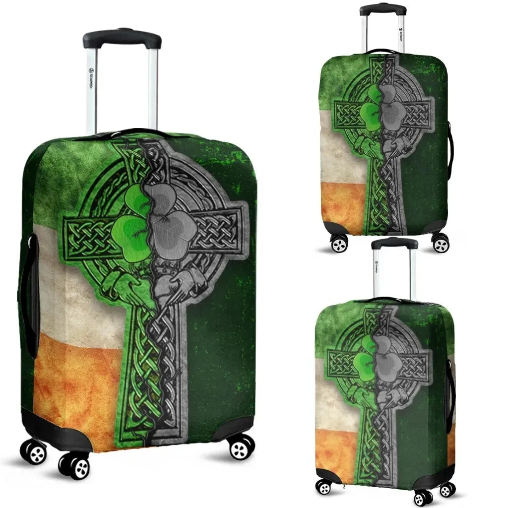 Ireland Celtic Luggage Covers Irish Shamrock