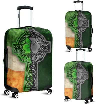Ireland Celtic Luggage Covers Irish Shamrock