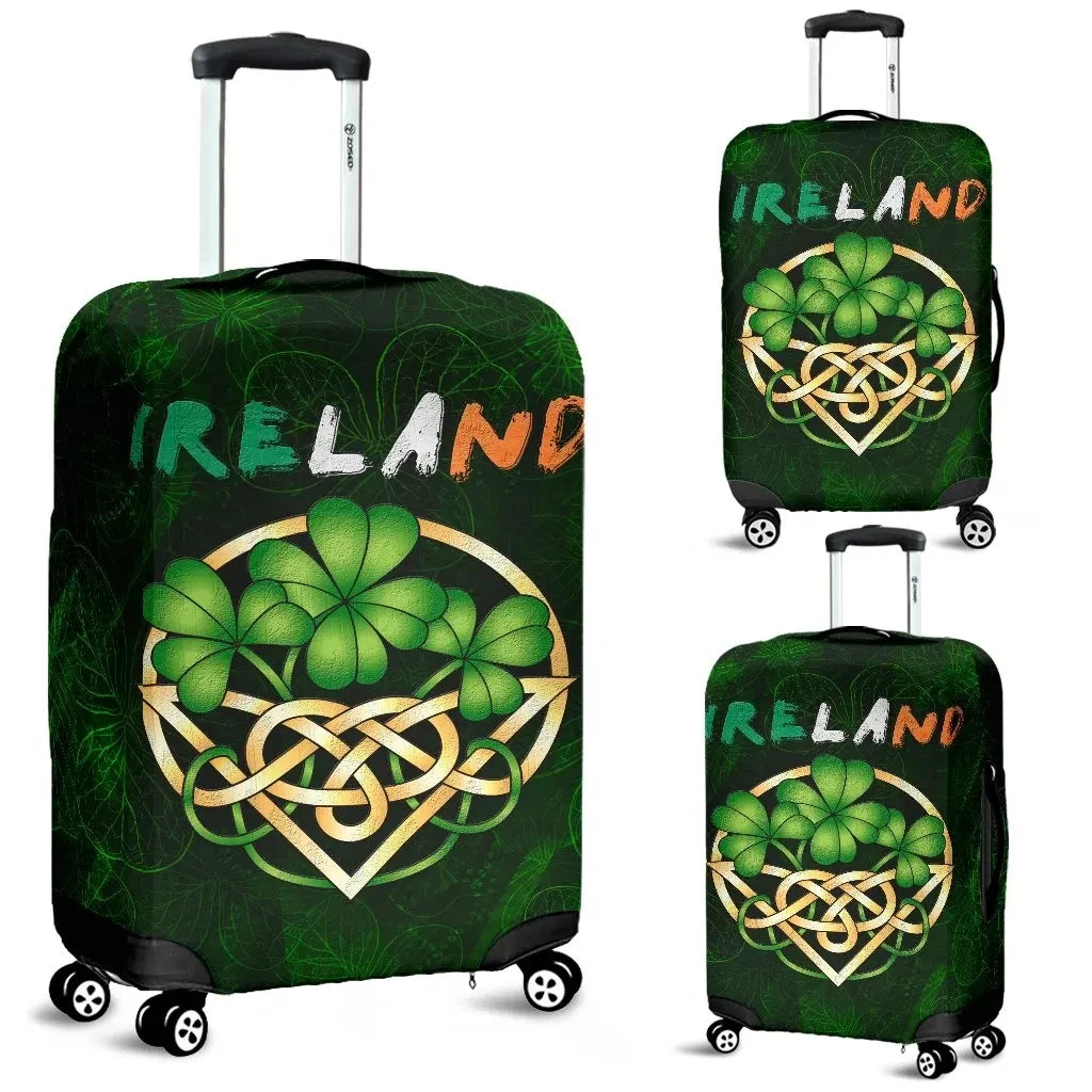 Ireland Celtic Luggage Covers Irish Shamrock