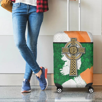 Ireland Rugby Luggage Covers Celtic Shamrock & Rugby Ball