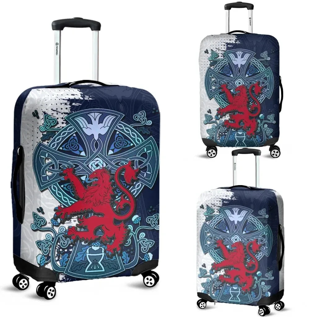 Scotland Celtic Luggage Covers Lion Rampant With Celtic Cross