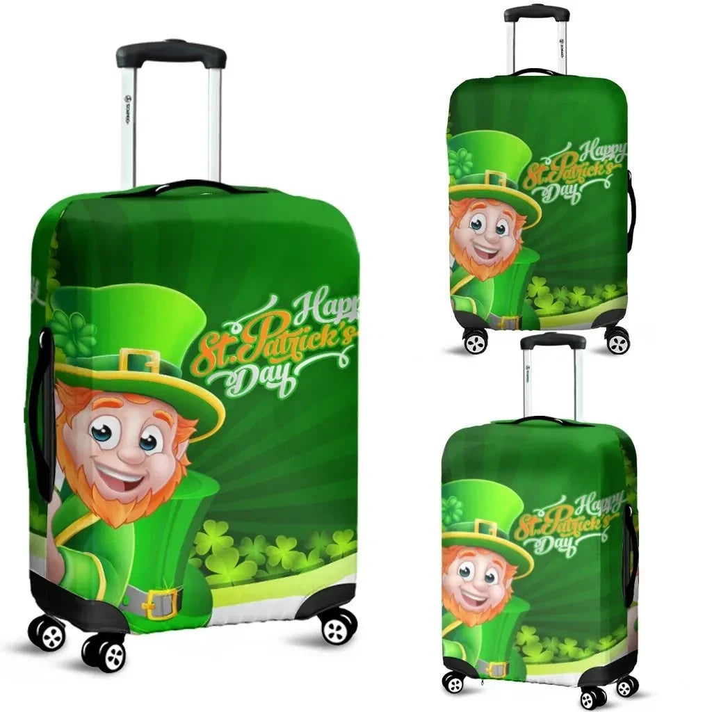 Celticone Luggage Cover Patrick's Green Ireland Ver2