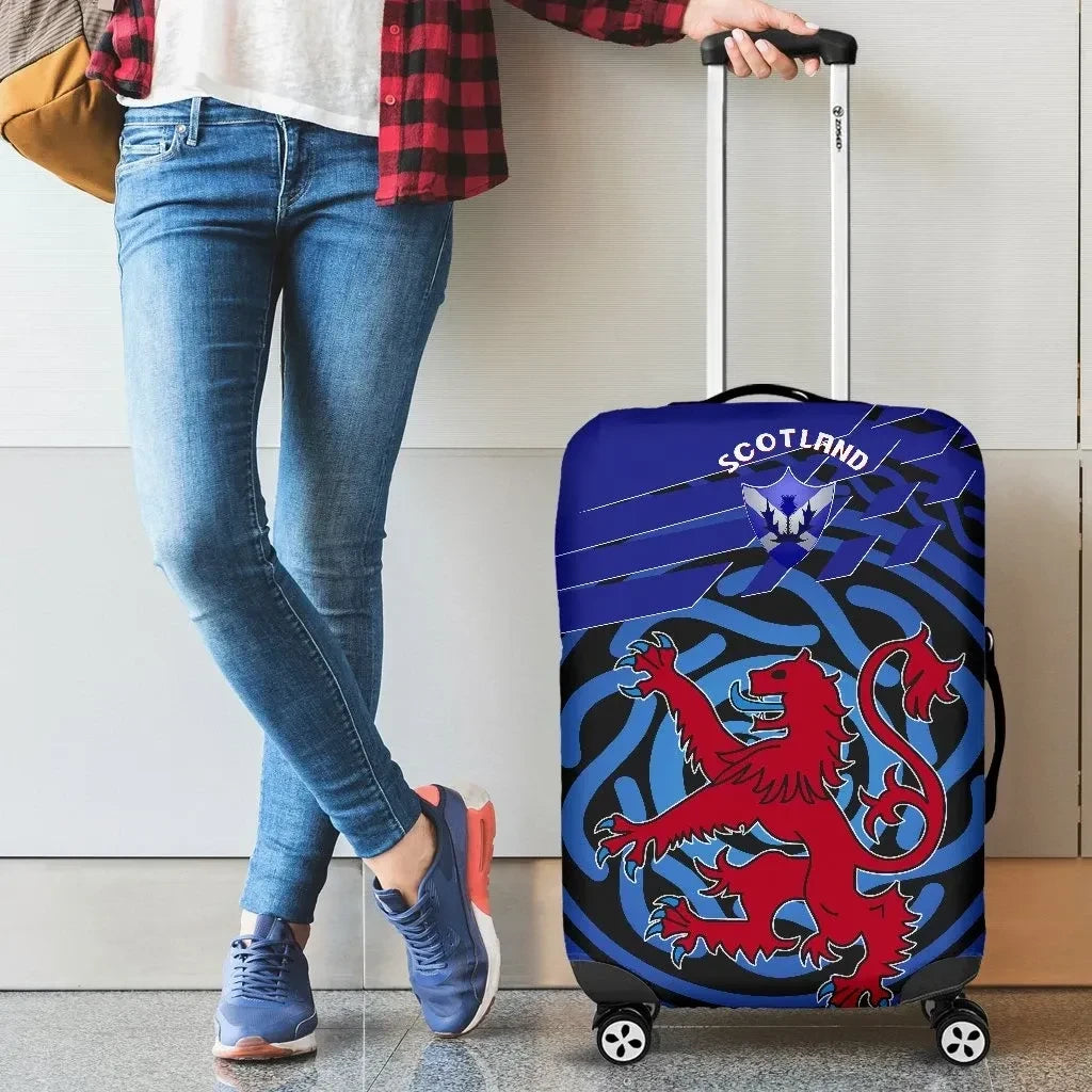 Scotland Luggage Covers Scotland Symbol With Celtic Patterns