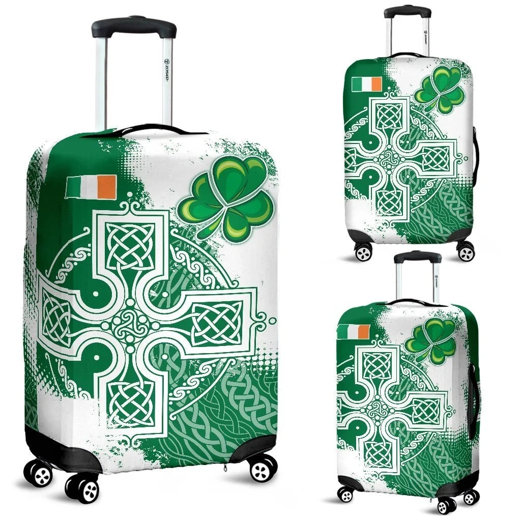 Ireland Luggage Covers Celtic Shamrock