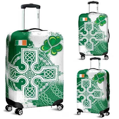 Ireland Luggage Covers Celtic Shamrock
