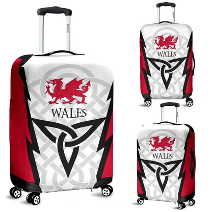Wales Celtic Luggage Cover Cymru