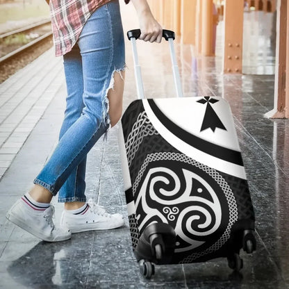 Celtic Luggage Covers Brittany Flag With Celtic Patterns