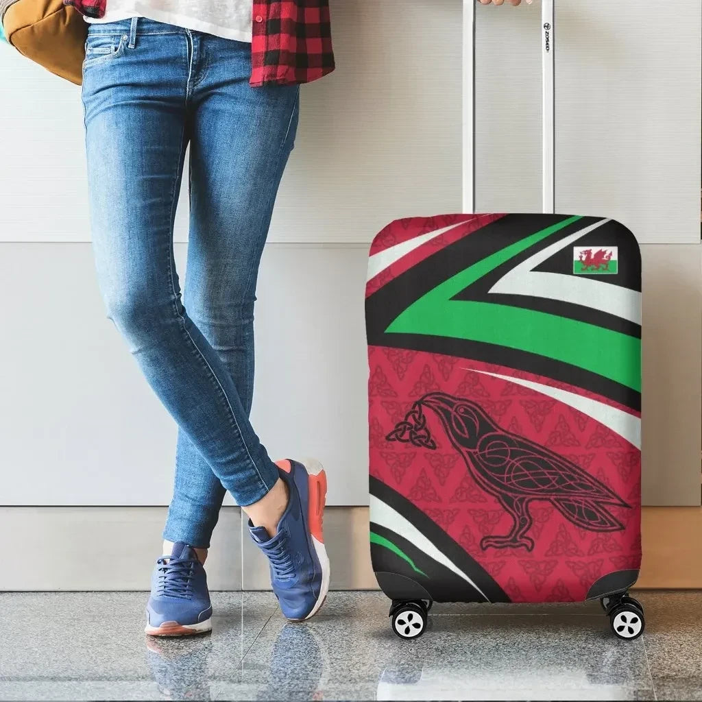 Wales Celtic Luggage Covers Legend of Wales Color