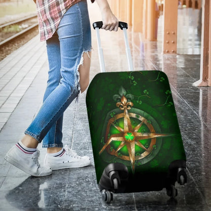 Ireland Celtic Luggage Covers Irish Shamrock Cross Style