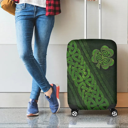 Ireland Celtic Luggage Covers Irish Shamrock Cross Style