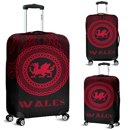 Isle Of Man Luggage Covers Isle Of Man Symbol With Celtic Patterns