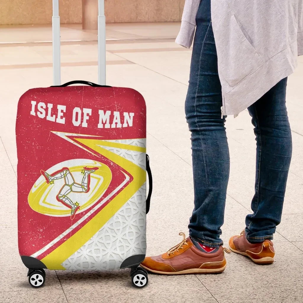 Isle Of Man Rugby Leather Luggage Covers Celtic Manx Rugby Ball