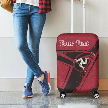 Custom Text Isle Of Man Rugby Personalised Luggage Covers Isle Of Man Rugby