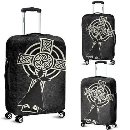 Celtic Brittany Luggage Cover Brittany Flag With Celtic Triskelion