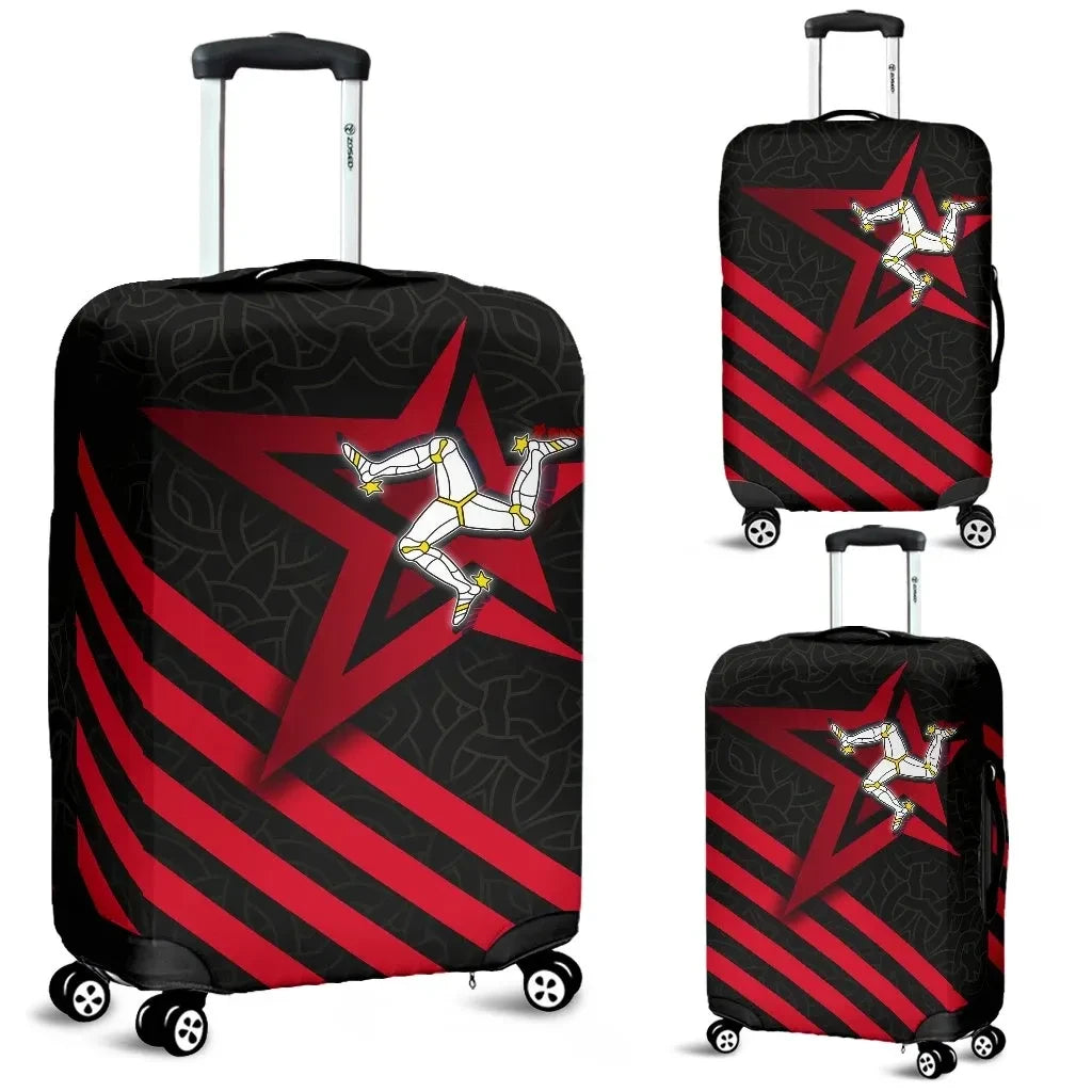 Isle of Man Celtic Luggage Covers Isle of Man Star