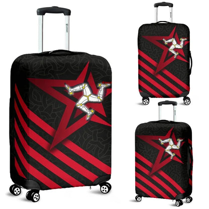 Isle of Man Celtic Luggage Covers Isle of Man Star