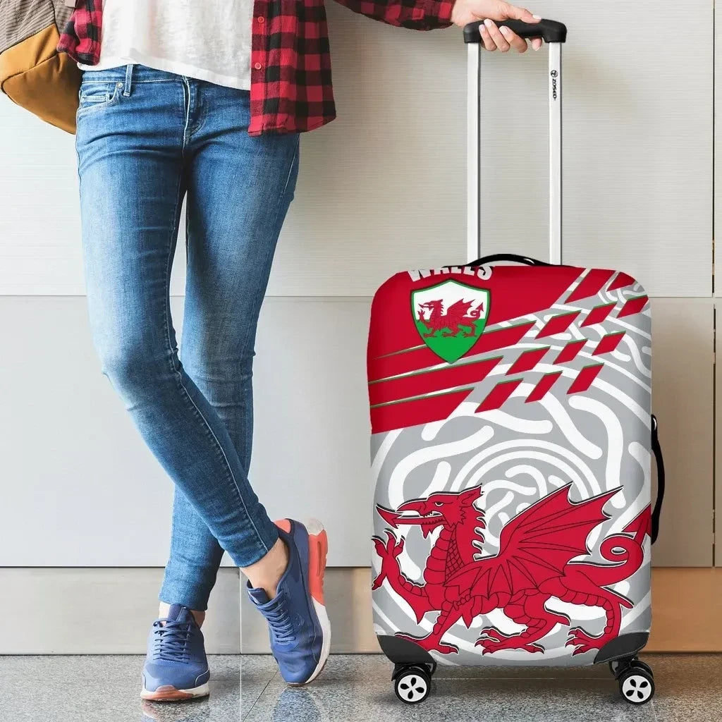 Wales Luggage Covers Welsh Cymru With Celtic Patterns