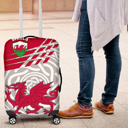 Brittany Celtic Luggage Covers Celtic Cross & Stoat Ermine Skew Style