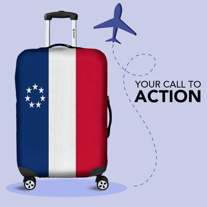Luggage Cover Flag Of Nebraska Luggage Cover
