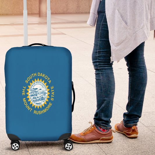 Luggage Cover Flag Of South Dakota Luggage Cover