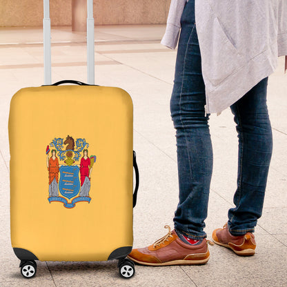 Luggage Cover Flag of New Jersey Luggage Cover