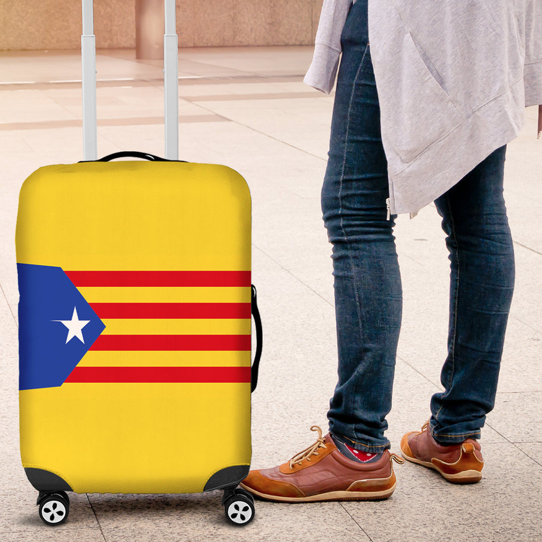 Luggage Cover Catalonia Estelada Blava Flag Luggage Cover