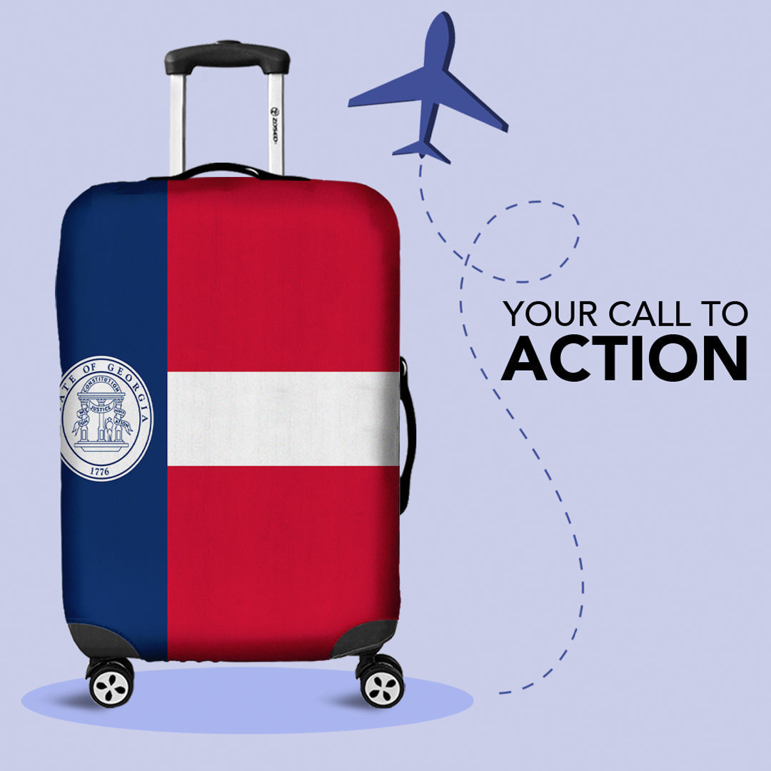 Luggage Cover Canada Flag Of Quebec Luggage Cover