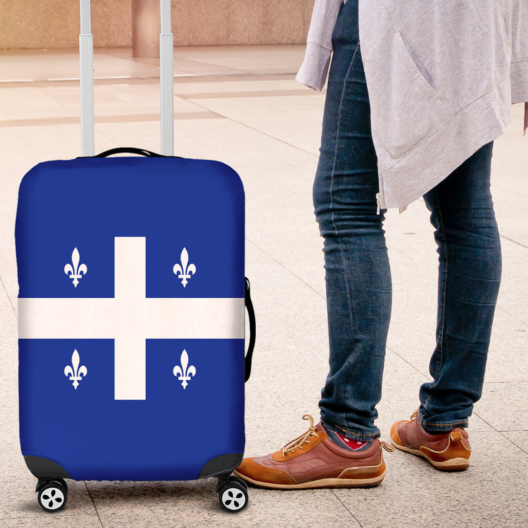 Luggage Cover Canada Flag Of Quebec Luggage Cover