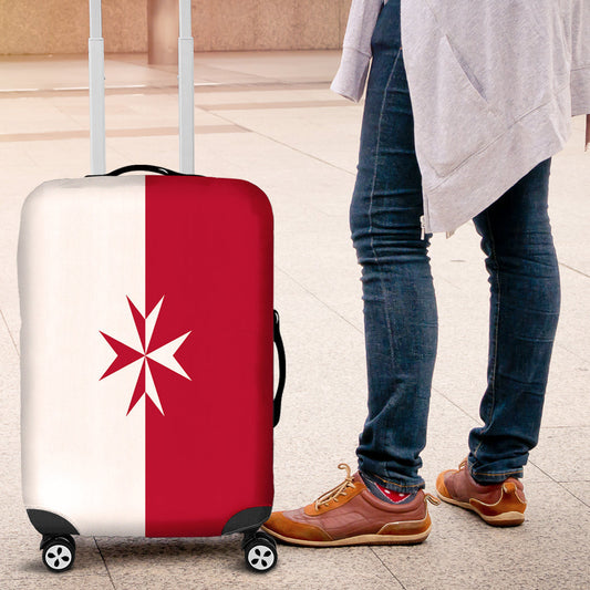 Luggage Cover Flag of Malta Maltese Cross Luggage Cover