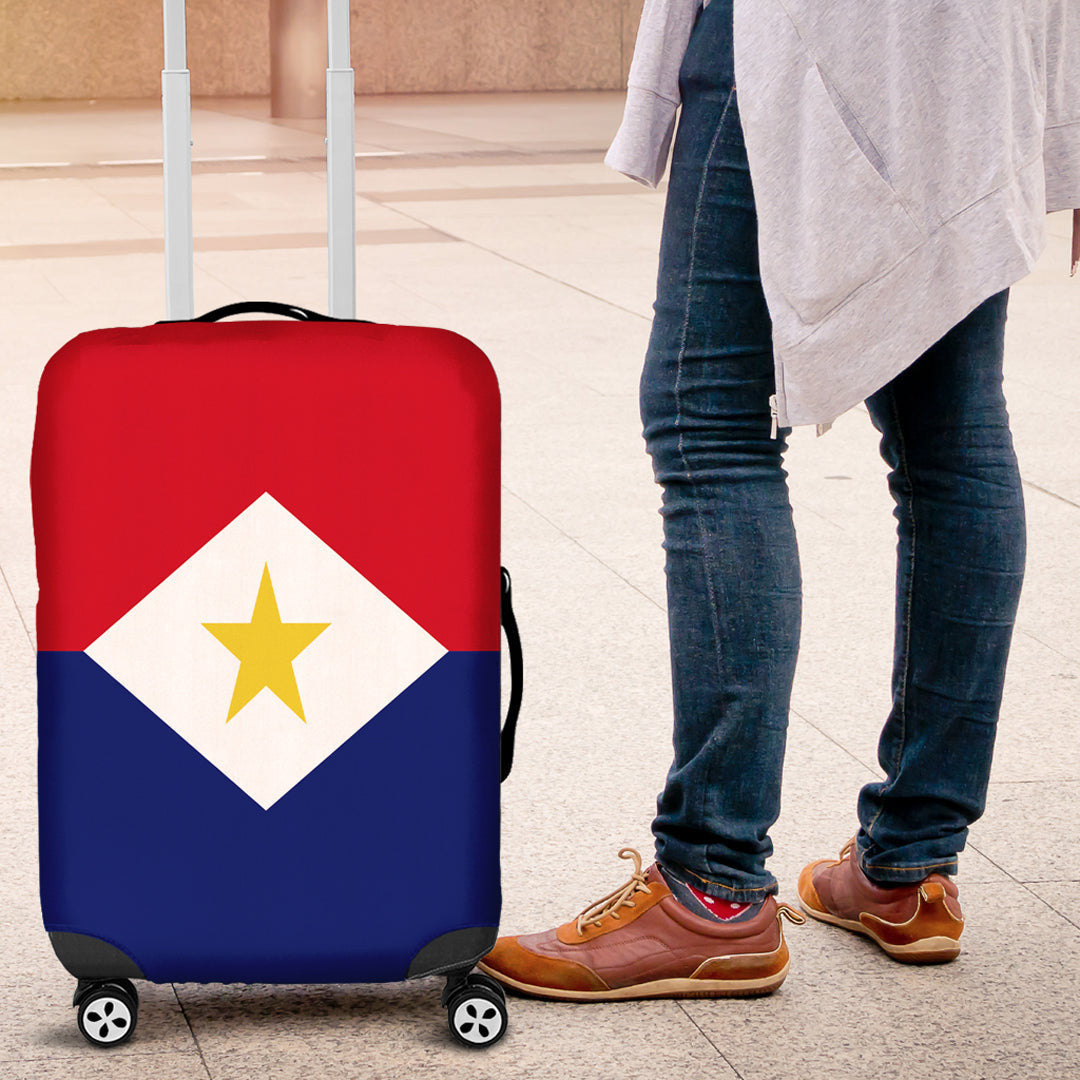 Luggage Cover Flag of Saba Luggage Cover