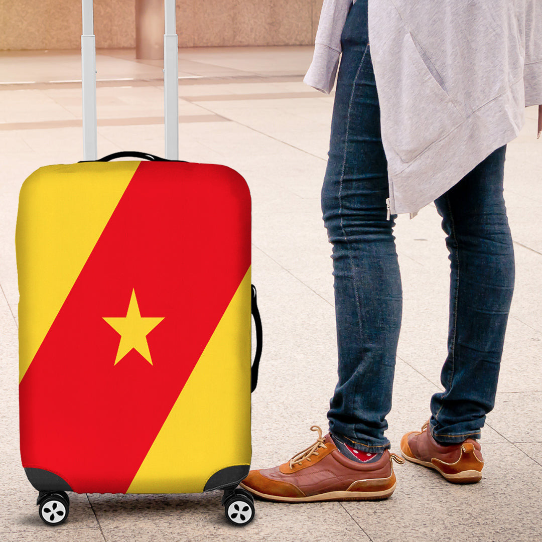 Luggage Cover Ethiopia Flag Of The Amhara Region Luggage Cover
