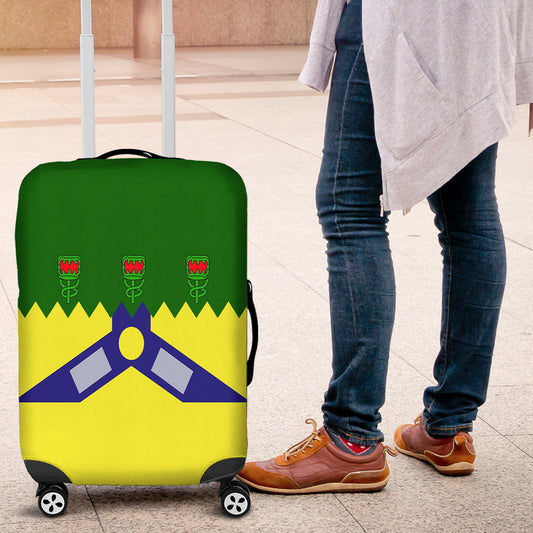 Luggage Cover Australia Flag Of Launceston Tasmania Luggage Cover