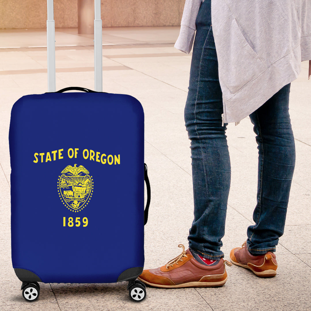 Luggage Cover Flag Of Oregon Luggage Cover