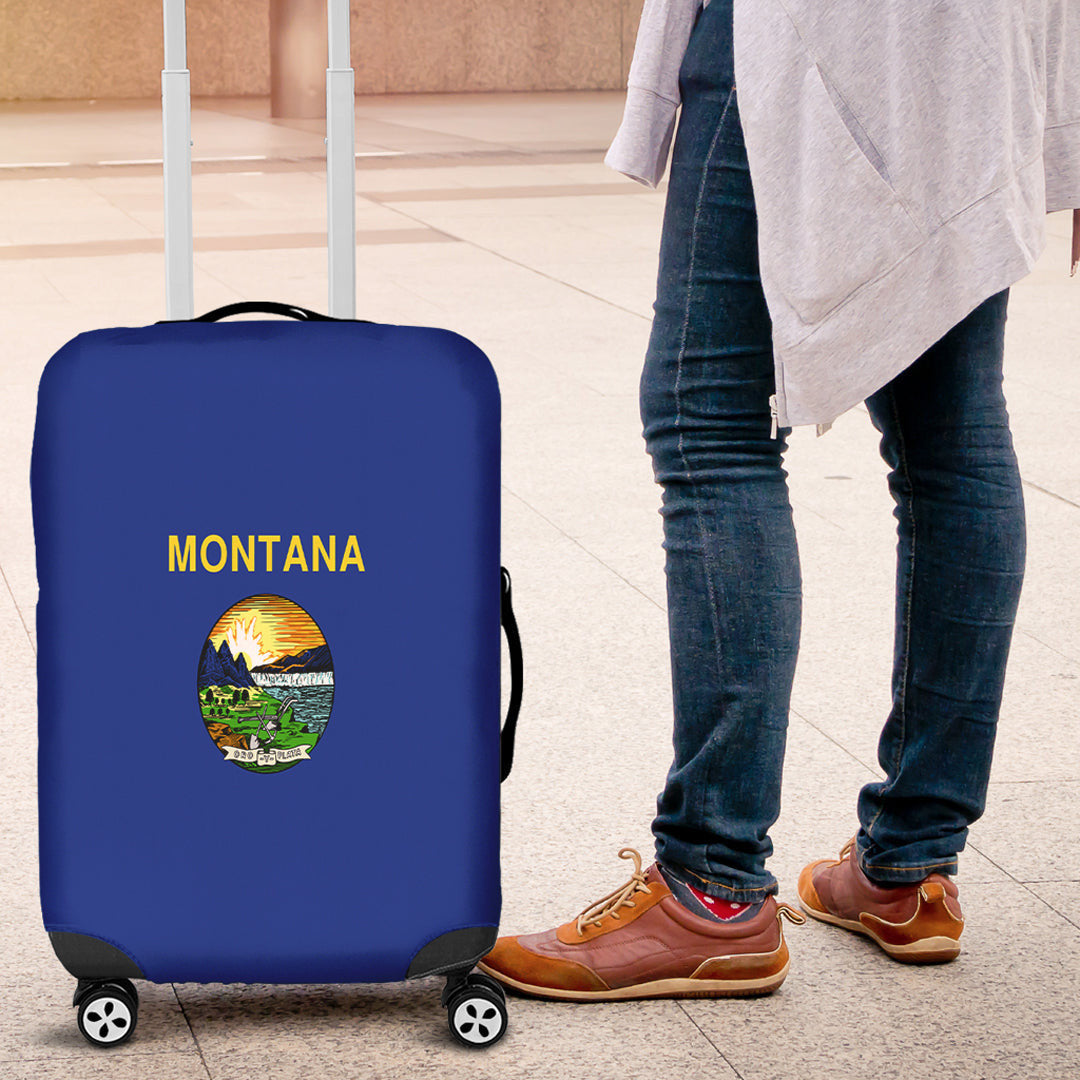 Luggage Cover Flag Of Montana Luggage Cover